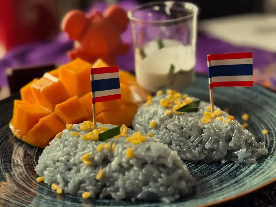 Mangue et riz gluant au lait de coco — Chana Thai à Saint-Maur-des-Fossés